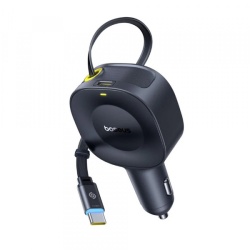 Incarcator Auto Cu Cablu USB-C Baseus PrimeTrip VR2, 30W, 3A, 1 x USB-C, Negru C0206400