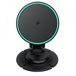 Incarcator Auto Wireless Acefast D65, 15W, 1.67A, Negru