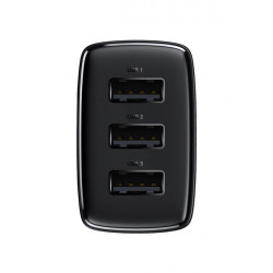 Incarcator priza Baseus Compact 3x USB 17W negru (CCXJ020101) - Img 7