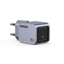 Incarcator retea Ugreen Nexode Pro, 30W, USB-C GaN Fast Charger, Gri