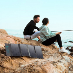 Incarcator solar pliabil Choetech Solar fotovoltaic 36W USB / USB tip C (94 x 36 cm) Gri (SC006) - Img 6