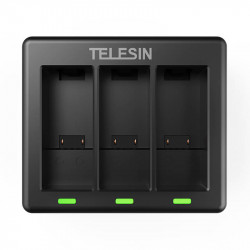 Incarcator Telesin cu 3 sloturi + 2 baterii pentru GoPro Hero 11 / Hero 10 / Hero 9 - Img 4