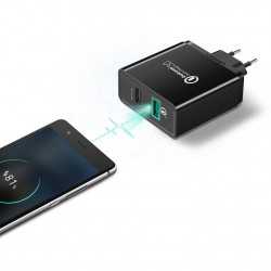 Incarcator UGREEN Quick Charge 3.0 2x USB 30W 3A - negru - Img 7