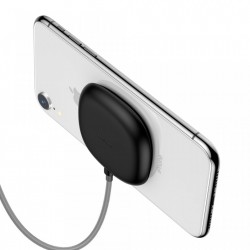 Incarcator wireless original Baseus Suction Cup Wireless , incarcare rapida , safe , QI charge , negru
