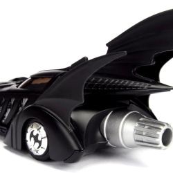 JADA DC SET BATMAN FOREVER FIGURINA BATMAN SI MASINUTA METALICA BATMOBILE SCARA 1 LA 24 - Img 3