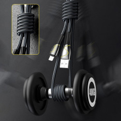 Joyroom seria Mermaid USB - Cablu Lightning 2,4A 1,2m negru (S-1230K6) - Img 2