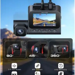 Jzones 4K Ultra HD STARVIS 2 Triple Camera, MicroSD 64Gb - Img 4