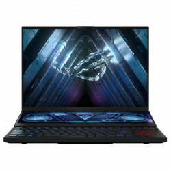 Laptop Gaming ASUS ROG Zephyrus Duo 16 GX650RS cu procesor AMD Ryzen™ 9 6900HX, 16", QHD+, 165Hz, 64GB, 4TB SSD, NVIDIA® GeForce RTX™ 3080, Windows 11 Home, Black