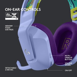 LOGITECH G733 LightSpeed Headset - LILAC - EMEA - Img 5