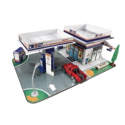 MAISTO FRESH METAL 100 SET BENZINARIE CU 1 MASINA INCLUSA - Img 2