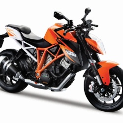 MAISTO MOTOCICLETA METALICA CU STAND KTM 1290 SUPER DUKE R SCARA 1 LA 12 - Img 2