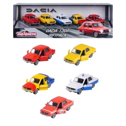 MAJORETTE DACIA 1300 SET 5 MASINUTE METALICE SCARA 1:64