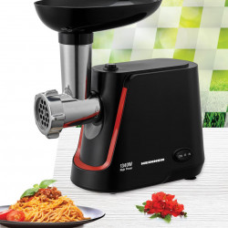 Masina de tocat Heinner MG-1250BK, 1340 W, 1.5 Kg/Min, 2 site, reverse, accesorii incluse, Negru - Img 6
