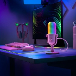 Microfon Razer Seiren V3 Chroma RGB roz - Img 9