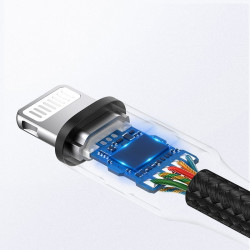 Mini jack 3,5 mm Ugreen - cablu adaptor Lightning MFI (Made For iPhone) 10 cm negru (US211 30756) - Img 6