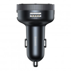Modulator FM Baseus Enjoy Car Wireless MP3 Charger, Bluetooth 5.0, microSD, AUX (black) - Img 7