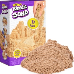 Nisip Kinetic Original Natural Brown (Maro), Set XXL 5 kg (11 lbs) pentru Modelare și Creativitate, Jucărie Senzorială Non-toxică pentru Copii 3 Ani+