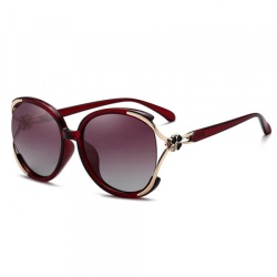 Ochelari De Soare Dama Techsuit 1384, Polarizati, Protectie UV, Rosi