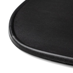 Pad ergonomic pentru mouse și suport pentru încheietura mâinii, din piele ecologică, mare, antiderapant - negru. - Img 2