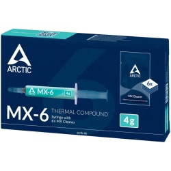 PASTA SILICONICA ARCTIC MX-6, 4g, cu MX Cleaner 6buc,"ACTCP00084A"