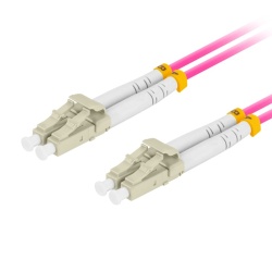 Patch cord fibra 2 m LSZH OM4 50/125 vi "FO-LULU-MD41-0020-VT" - Img 2