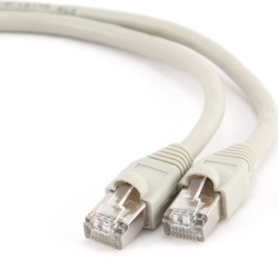 PATCH CORD FTP GEMBIRD Cat6, cupru-aluminiu, 1 m, gri, AWG26, ecranat "PP6-1M" (timbru verde 0.08 lei)