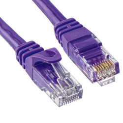 Patch Cord RJ45 - RJ45 UTP CAT 5e, 0.50 metri, violet