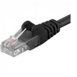 Patchcord UTP RJ45 Cat.5e 0.5m NEGRU