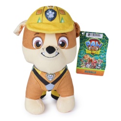 PATRULA CATELUSILOR FILMUL CU DINOZAURI PUP PALS FIGURINA DE PLUS RUBBLE - Img 2