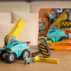 PATRULA CATELUSILOR RUBBLE SI ECHIPA VEHICUL MEGA HAMMER - Img 2
