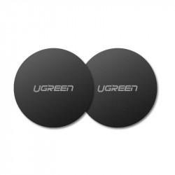 Placa de metal Ugreen 2x pentru suport magnetic auto - negru