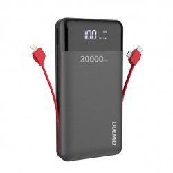 Powerbank Dudao K1Max 30000mAh cu cabluri incorporate negru (K1Max-negru)