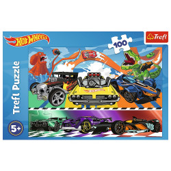 PUZZLE TREFL 100 HOT WHEELS MASINILE DE CURSE - Img 3