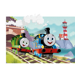 PUZZLE TREFL 24 MAXI THOMAS TOM SI PERCY PE LINII - Img 2