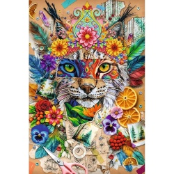 PUZZLE TREFL 600 FLAMINGO COLAJ DE INSPIRATIE - Img 2