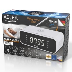 RADIO CU CEAS INCARCARE WIRELESS AD 1192 ALB ADLER - Img 7