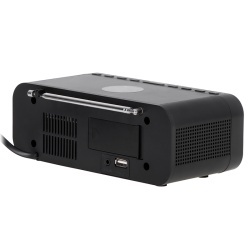 RADIO CU CEAS INCARCARE WIRELESS AD 1192 NEGRU ADLER - Img 6