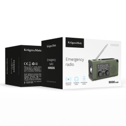RADIO MULTIFUNCTIONAL SOLAR 5000MAH KRUGER&MA - Img 12