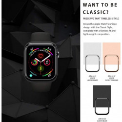 Rama ornamentala Ringke Bezel Styling pentru Apple Watch 44mm, Negru - Img 4