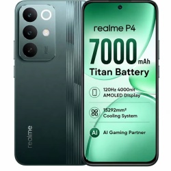 Realme P4 256GB, 8GB, Dual Sim, 4G, Racing Green