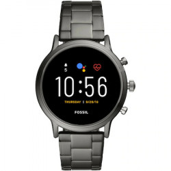 RESIGILAT - Ceas Smartwatch Fossil The Carlyle HR, Smoke/Smoke Steel