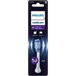 Rezerve Philips Sonicare Gum Care HX9052/87, pachet de 2 capete de periere, Standard, click-on, sincronizarea modurilor BrushSync, Alb - Img 3