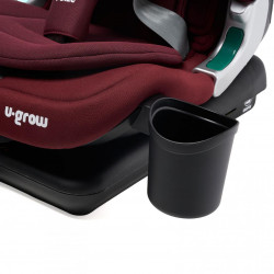 Scaun auto U-Grow,isofix,76-150 cm,rosu - Img 8