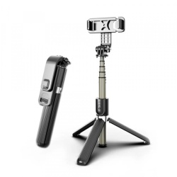 Selfie Stick Bluetooth Techsuit L03, Universal, Negru