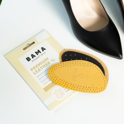 Semitalpici Premium din Piele Naturală Bama pentru Încălțăminte, Branțuri Antiderapante cu Cărbune Activ și Strat Amortizant din Latex, 1 Pereche – Mărimea EUR 40/41 - Img 8
