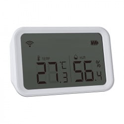 Senzor de temperatura si umiditate Zigbee HomeKit NEO NAS-TH02BH cu afisaj