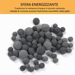 Set 18 Pachete Bile Minerale de Schimb Vicloon pentru Para de Duș cu Filtru Ionic, Filtrare Anti-Calcar și Anti-Clor, Pietre Bioactive cu Ioni Negativi, Turmalină și Infraroșu - Img 6