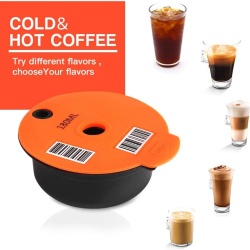 Set 2 Capsule Reîncărcabile Reutilizabile Compatibile Bosch Tassimo RECAFIMIL, Filtru Cafea Reutilizabil 60 ml și 180 ml, Fără BPA - Img 3