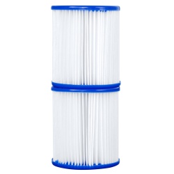 Set 2 cartuse filtrante pentru pompa piscina Bestway, tip I, diametru 8 cm, inaltime 9 cm - Img 3