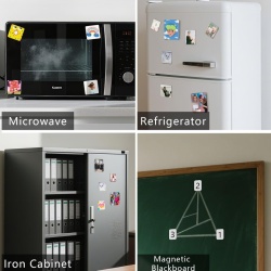 Set 50 Magneți Personalizabili Typec, Formă Dreptunghiulară 7.5 x 5.5 cm (2.95 x 2.16 inch), Cu Suport Magnetic Puternic, Blank-uri DIY pentru Cadouri și Decor Suport Frigider - Img 2